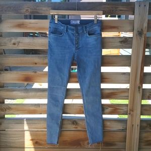 Free People W27 Raw Hem Denim Jeans